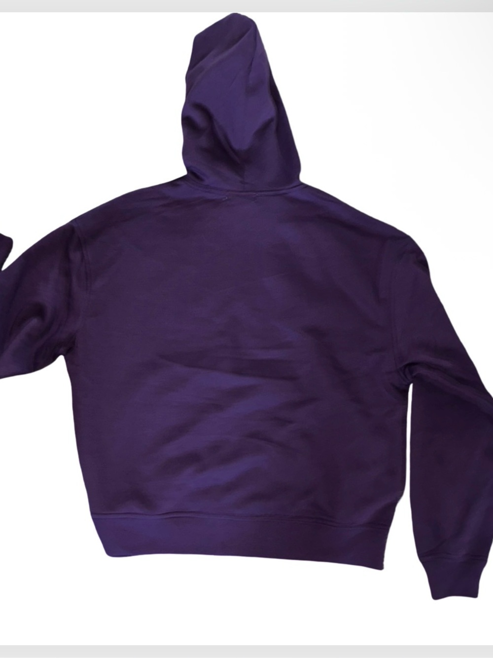 JUICY COUTURE GLITTER KISS MY COUTURE SHADOW PURPLE FLEECE HOODIE NWT - Picture 6 of 7